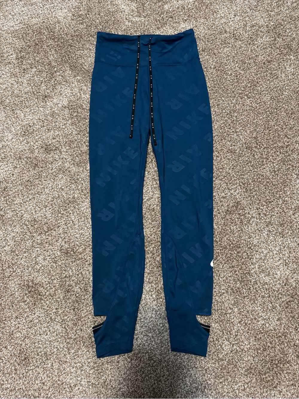 Nike Dri-Fit Dark Teal High-Rise Athletic Leggings